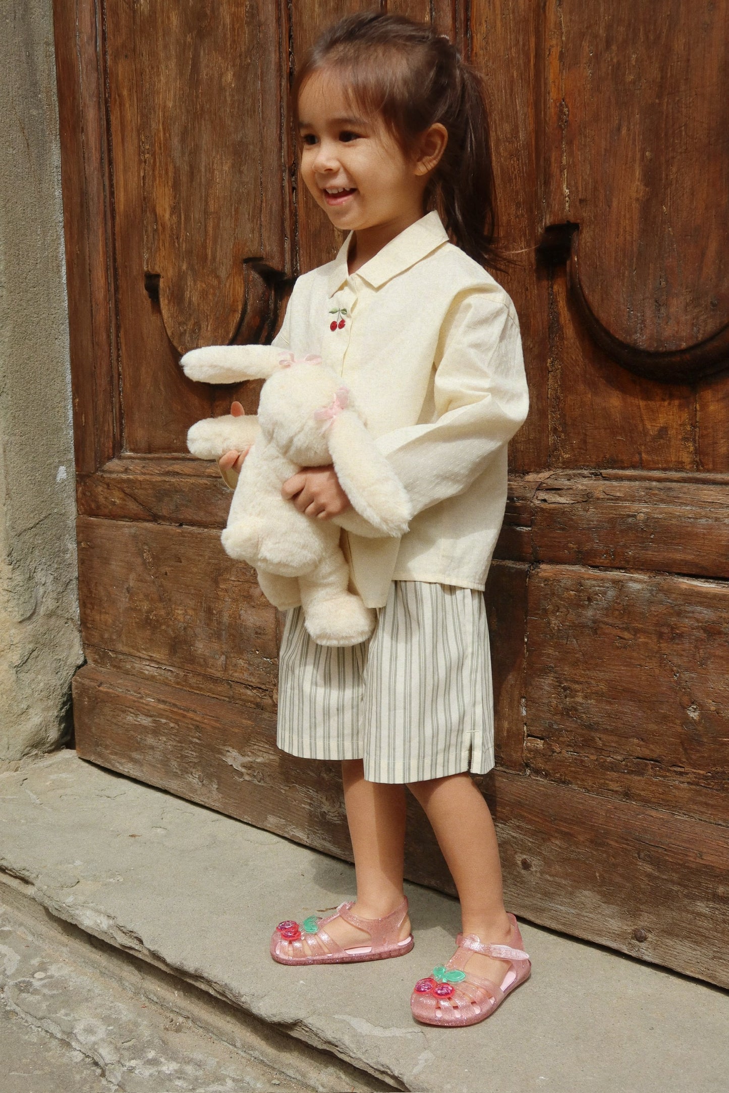 3 Pack ASLI Organic Cotton Striped Summer Shorts Yellow