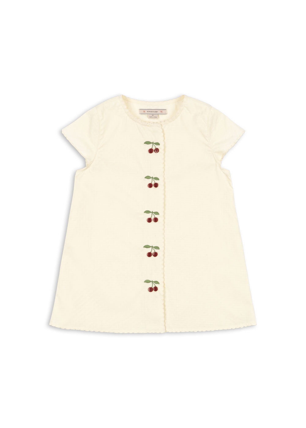 EVIA Cherry Organic Cotton Short Sleeves Dress