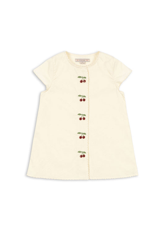 EVIA Cherry Organic Cotton Short Sleeves Dress