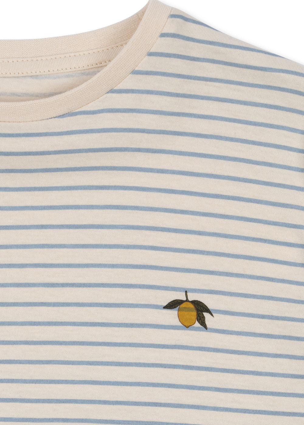 FAMO Organic Cotton Short Sleeves Set Stripe Bluie