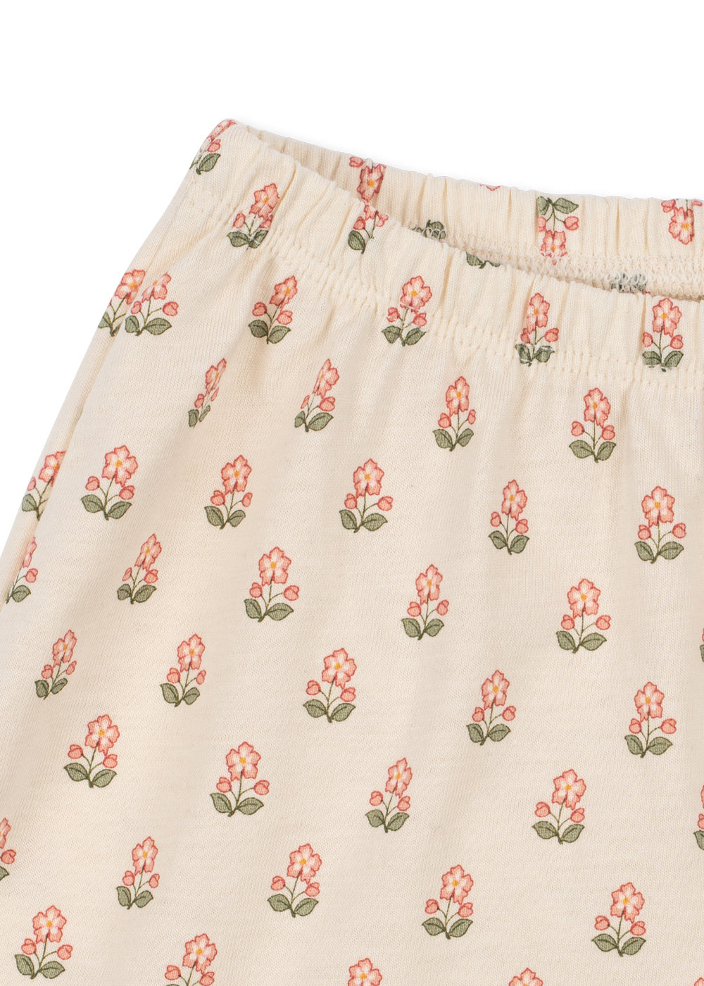 PIO Short Sleeves Kids Floral Organic Cotton Pajama Set Carta Fiori