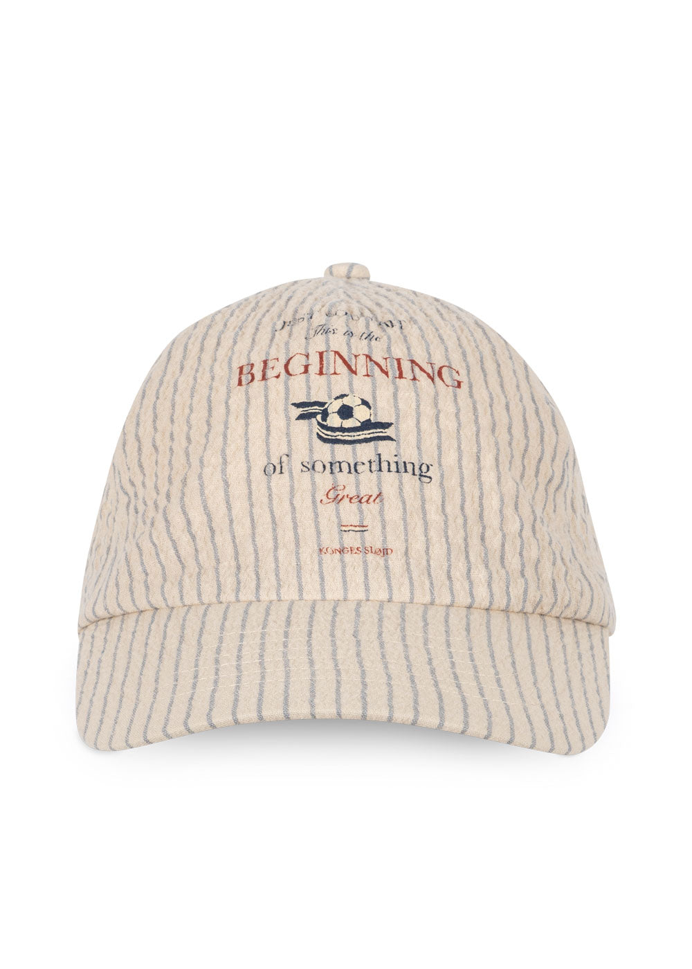 Konges Slojd ELLIOT Kids Striped Baseball Cap Vintage Organic Cotton