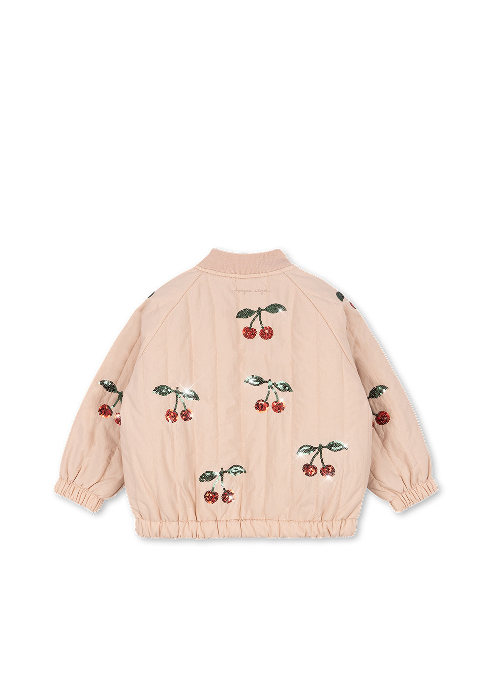 Juno Kids Sparkle Cherry Bomber Cameo Rose