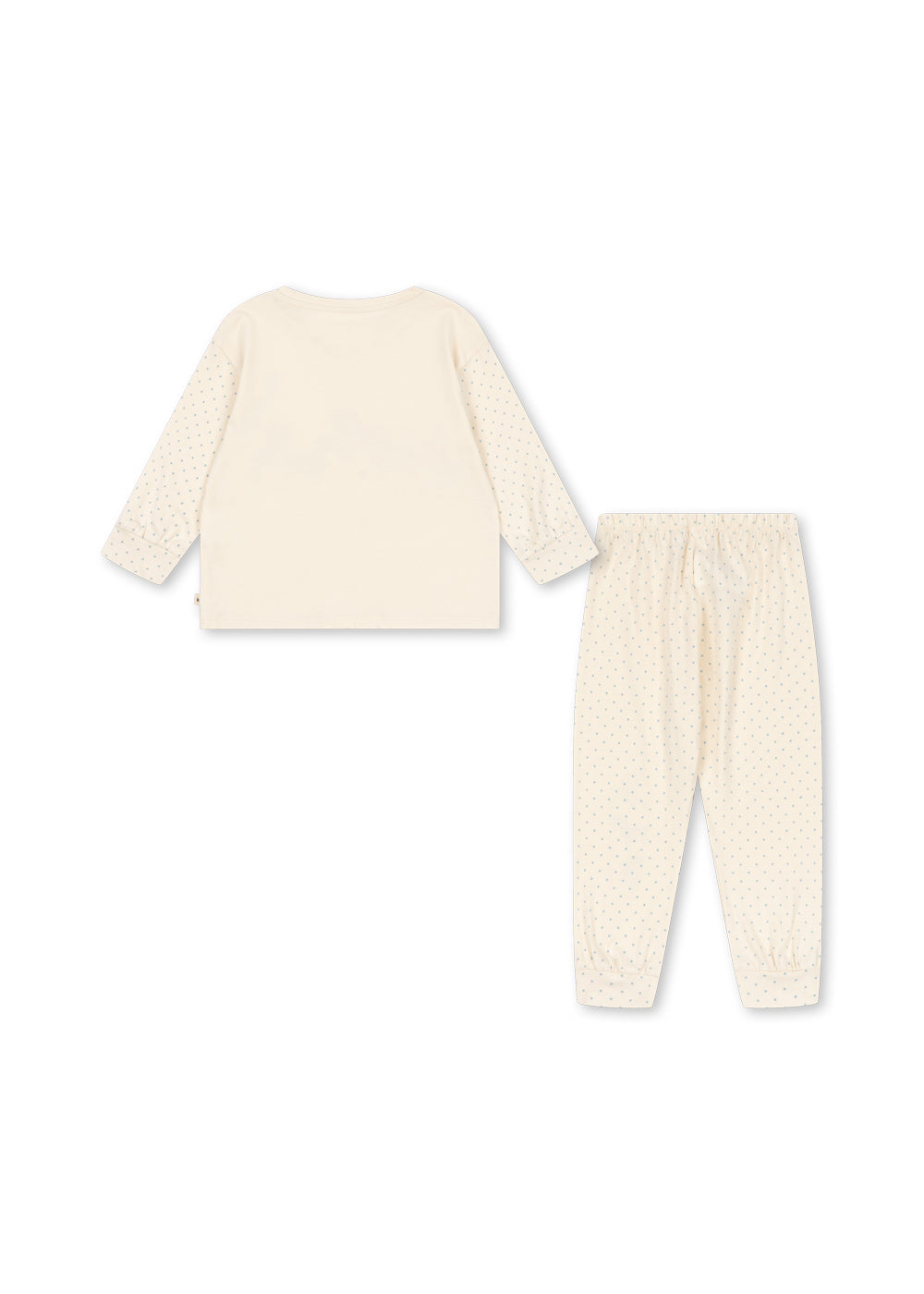 Gio Dream Team Organic Cotton Long Sleeves Lounge Set Cream