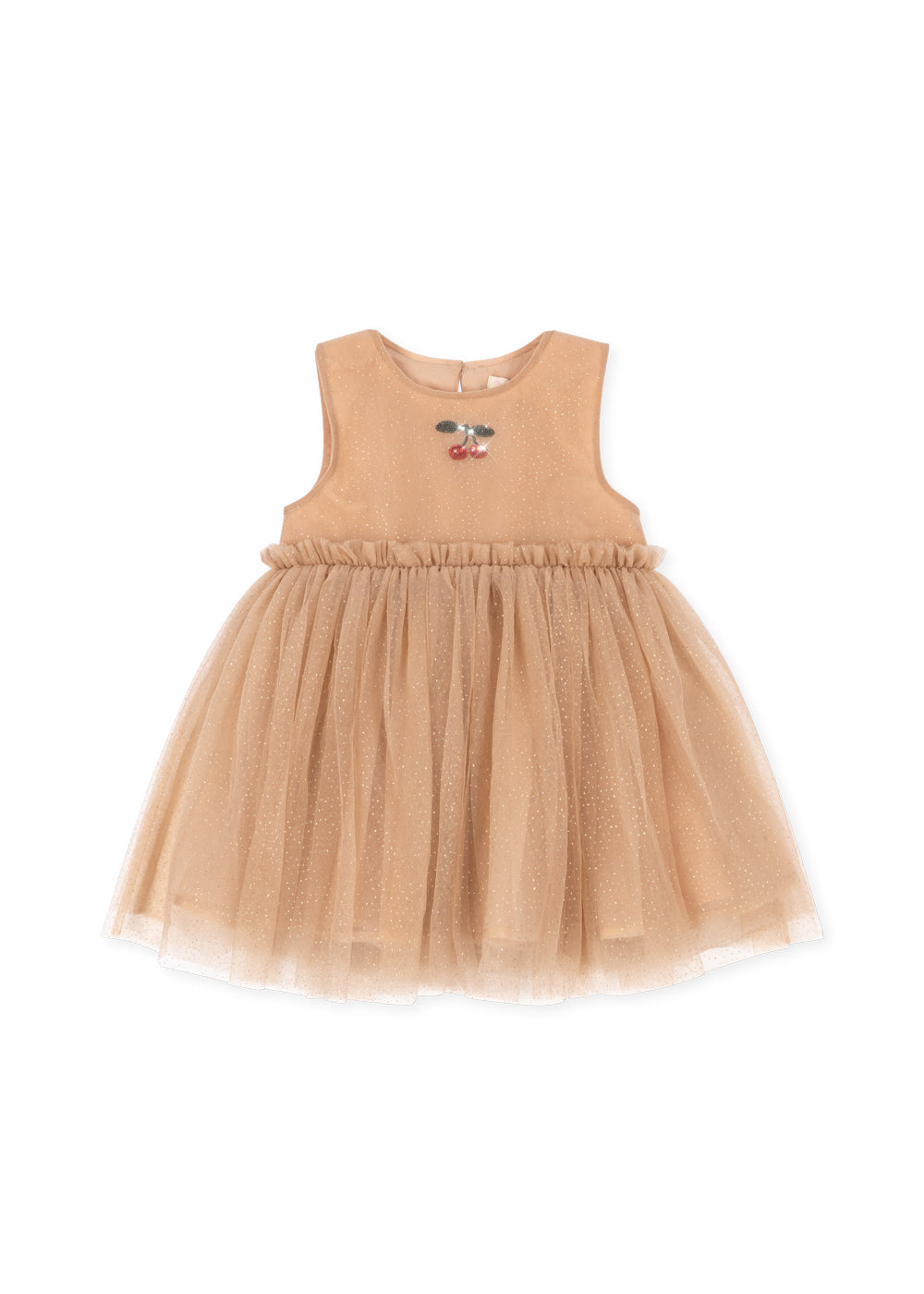 Konges Sløjd Merle Sleeveless Sparkle Tulle Blush Girls Party Dress