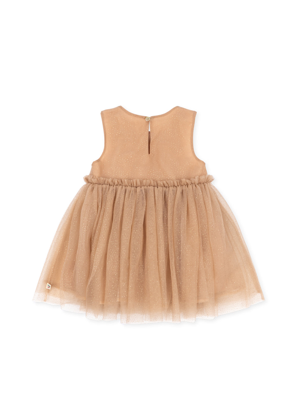 Konges Sløjd Merle Sleeveless Sparkle Tulle Blush Girls Party Dress