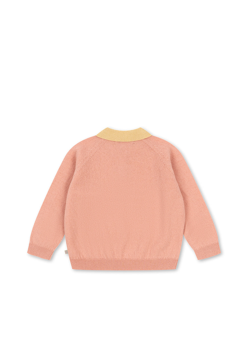 Konges Sløjd BASI Kids Knitted Collar Wool Polo Sweater Pink