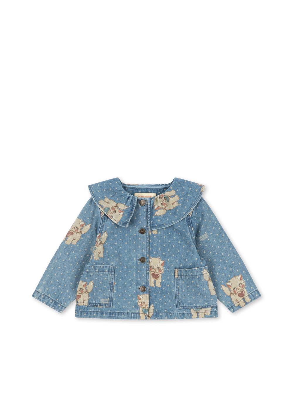 Konges Sløjd Magot Collar Organic Cotton Jacket Kitty Denim