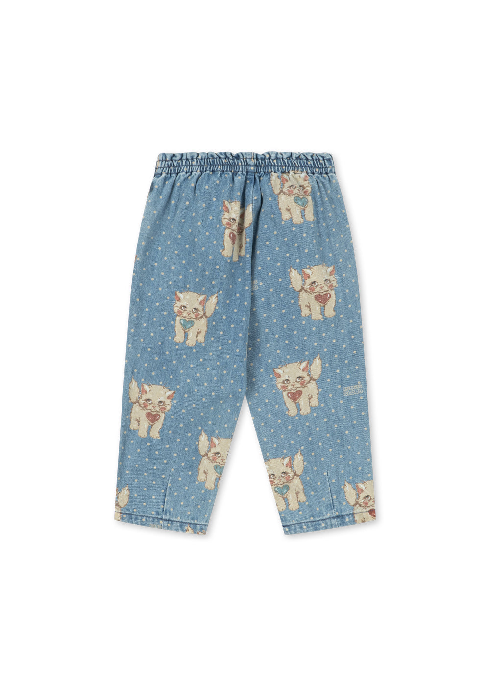 Konges Sløjd Magot Organic Cotton Frill Trouserd Kitty Denim