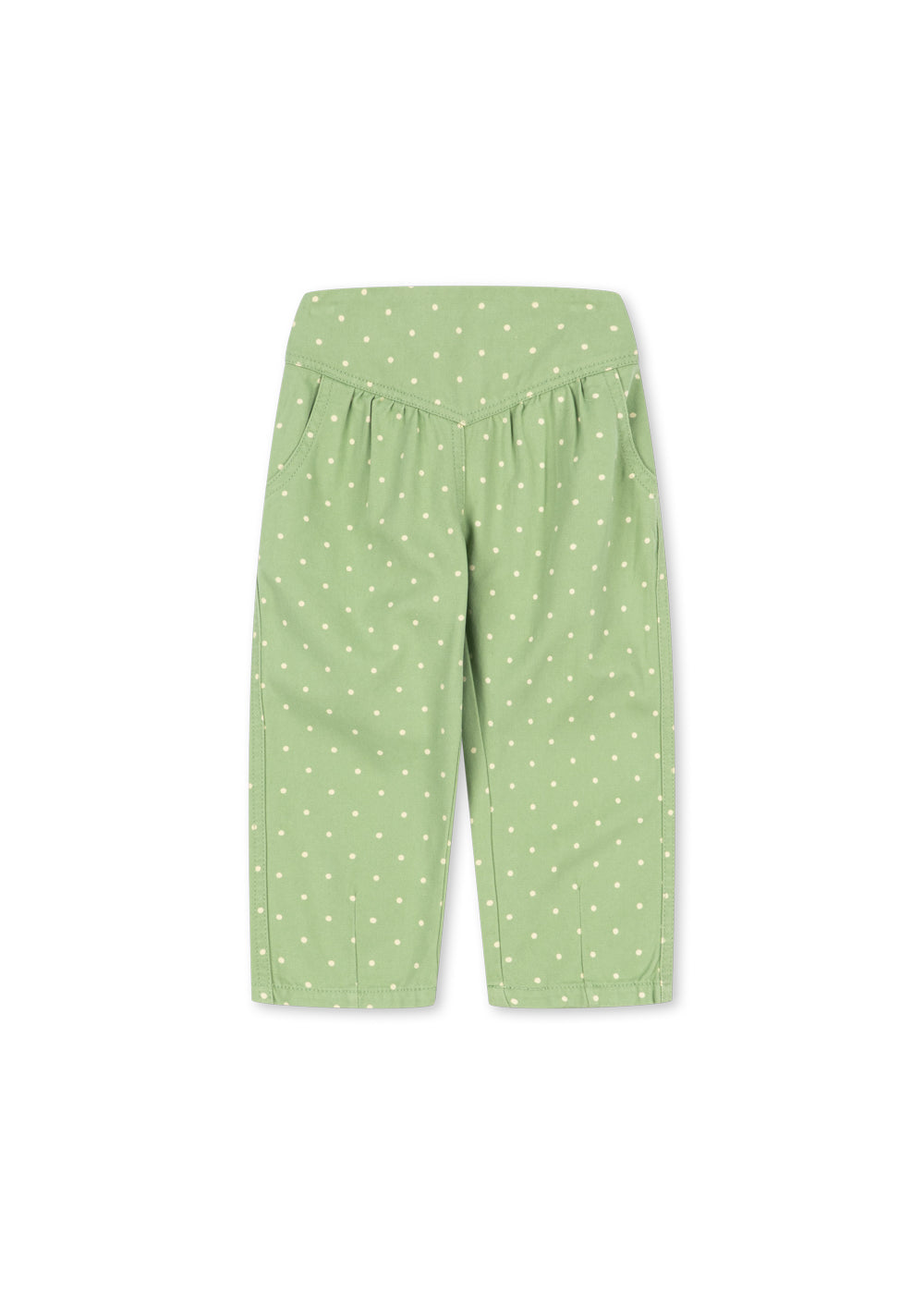 Konges Sløjd Nola Organic Cotton Pants Green Polka Dot