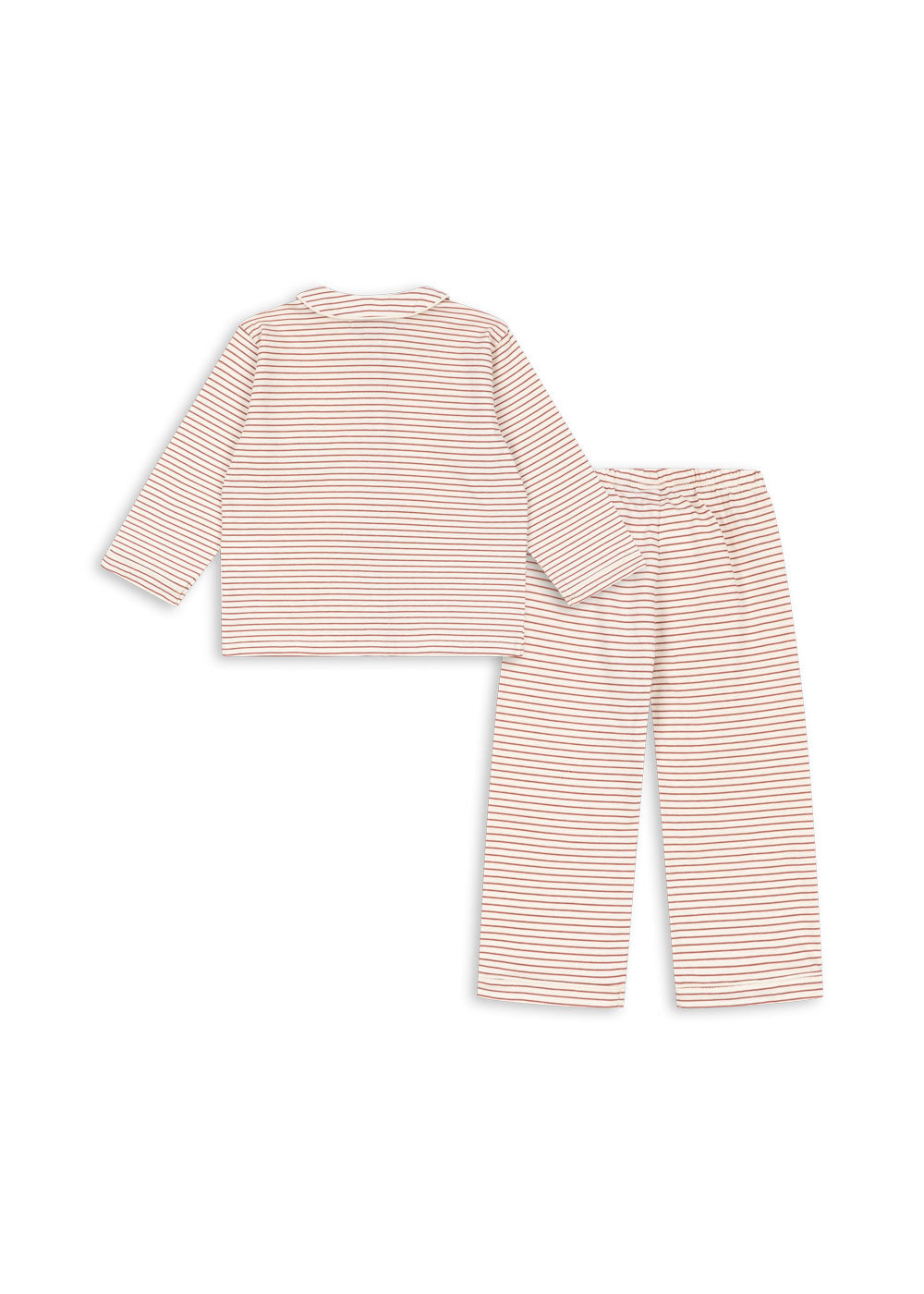 Konges Sløjd Pio Organic Cotton Collars Striped Kids Pyjama Set