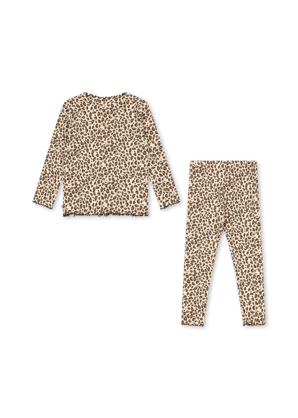 Konges Sløjd Kids Rivi Rib Organic Cotton Set Leopard Printed