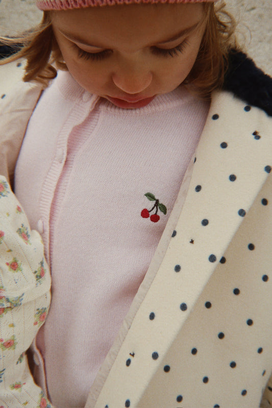 Konges Sløjd Cathy Cotton Cardigan Cherry Blush