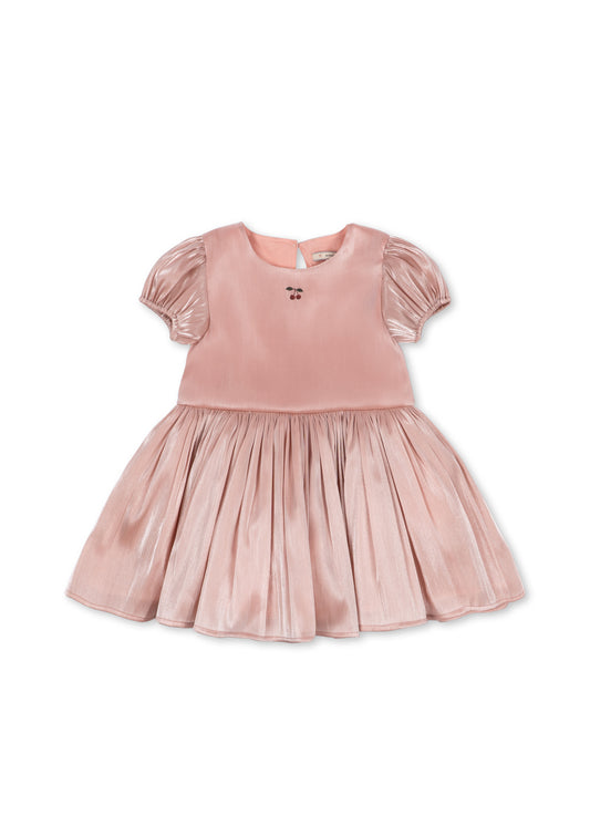 Konges Sløjd Fia Short Sleeves Dress Silver Pink