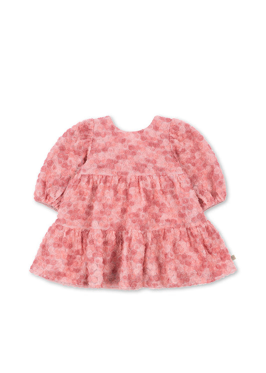 Konges Sløjd Ally Long Sleeve Flower Dress Veiled Rose