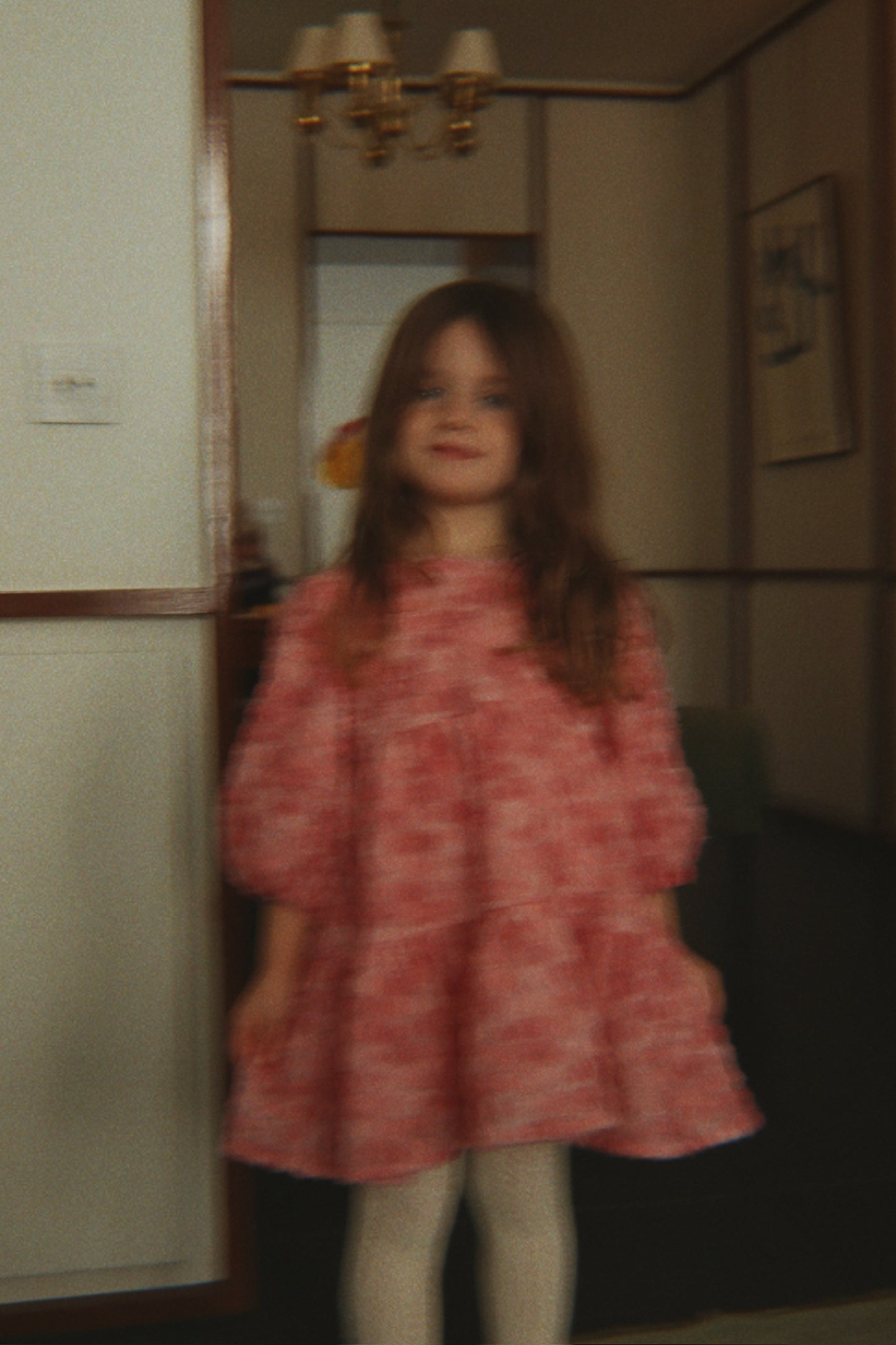 Konges Sløjd Ally Long Sleeve Flower Dress Veiled Rose