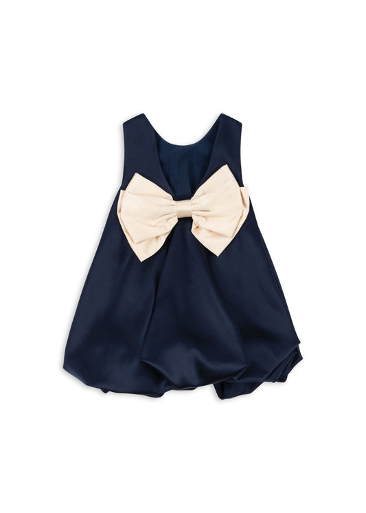 Konges Sløjd Sheena Sleeveless Bow Dress Navy