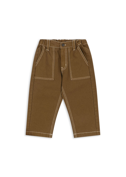 Konges Sløjd Rida Organic Cotton Pants Brown