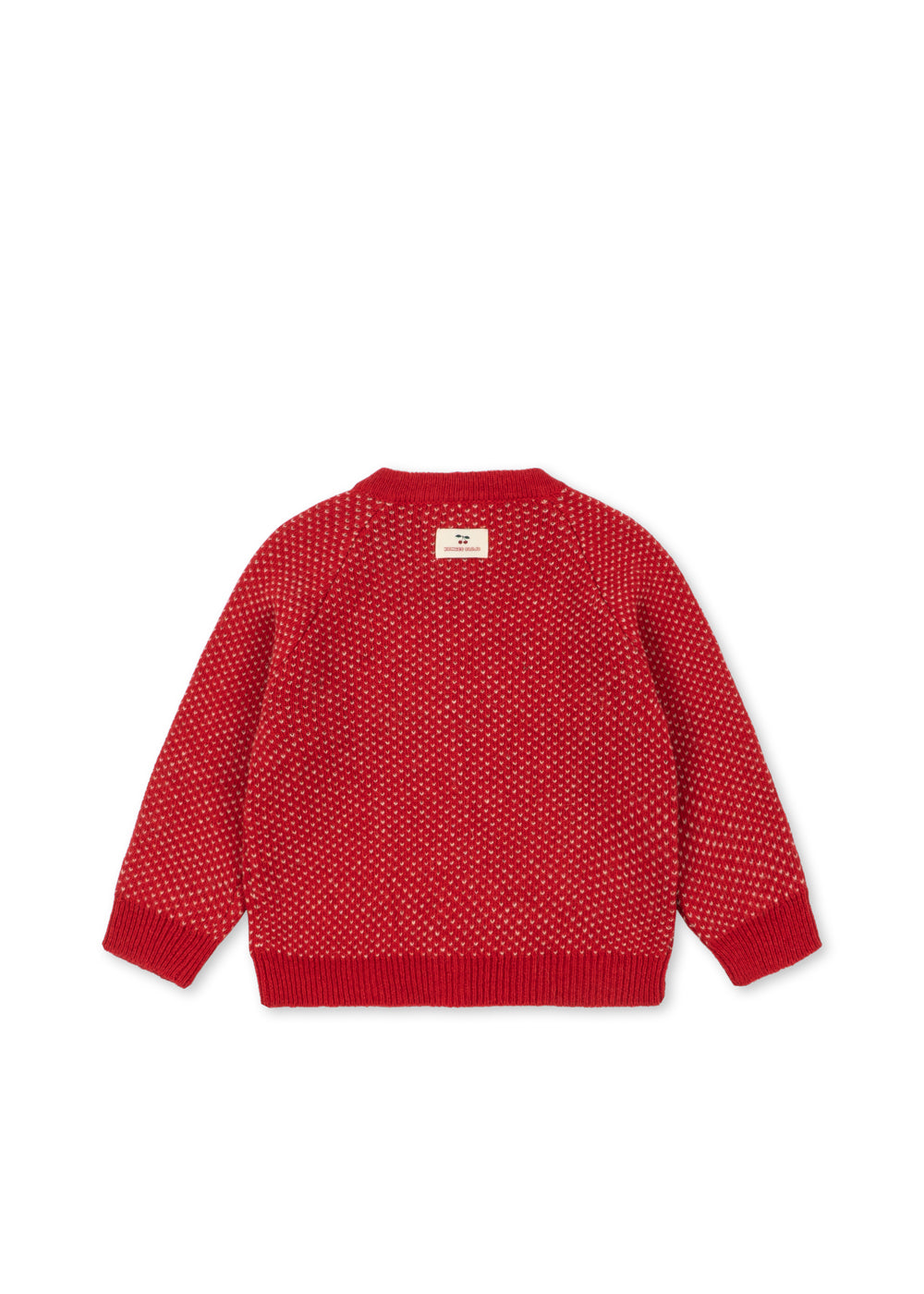 Konges Sløjd Belou Wool Blend Cat Cardigan Cat Rouge