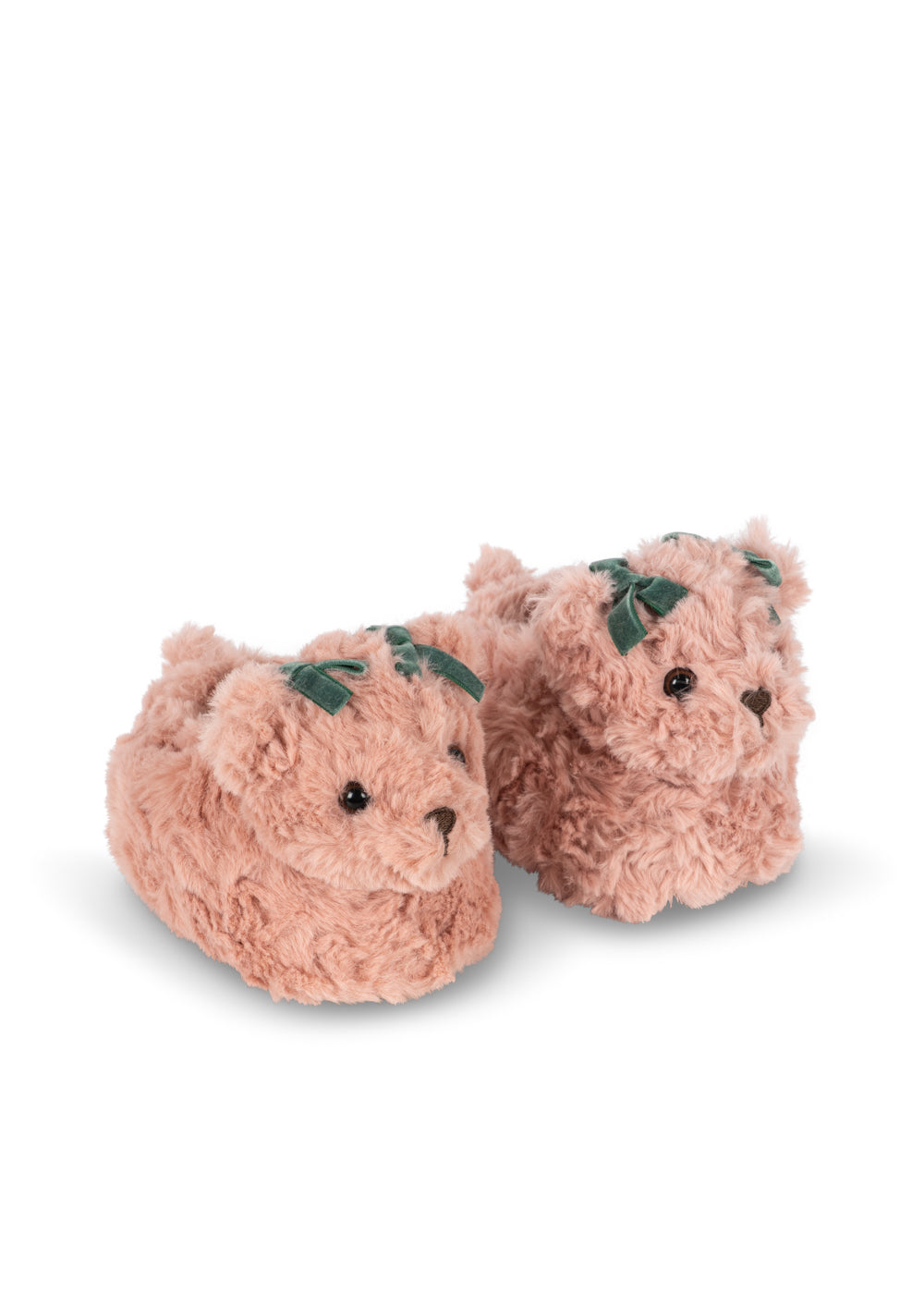 Konges Sløjd Teddy Footies Kids’ Bear Slippers Dusty Pink