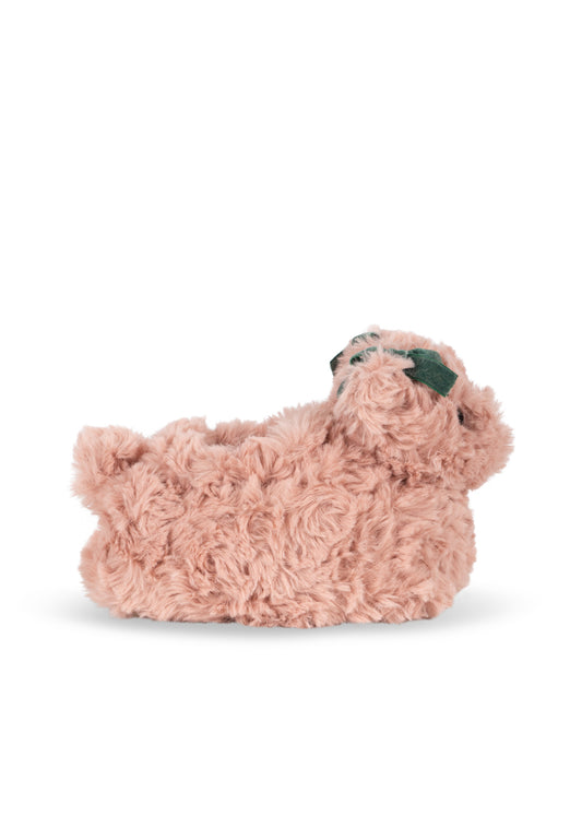 Konges Sløjd Teddy Footies Kids’ Bear Slippers Dusty Pink