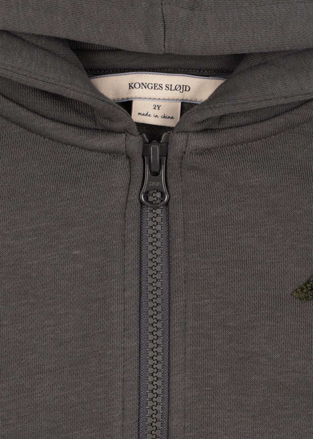 Konges Sløjd Lou Sweat Kids Organic Cotton Zip-Up Hoodie Magnet