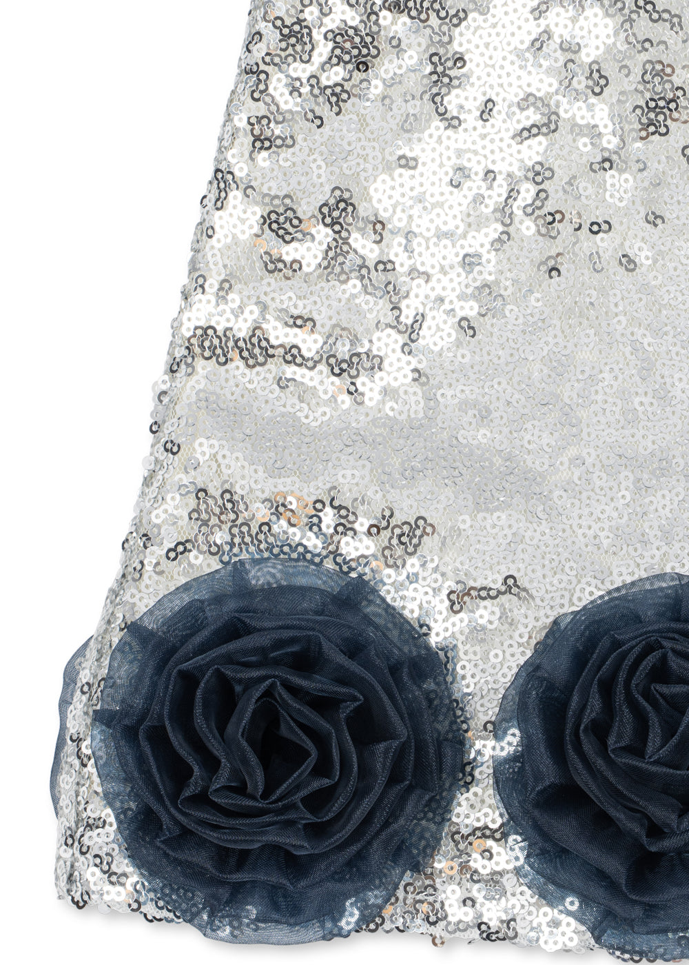 Konges Sløjd Tindra Rose Sequin Sleeveless Dress GRS Silver