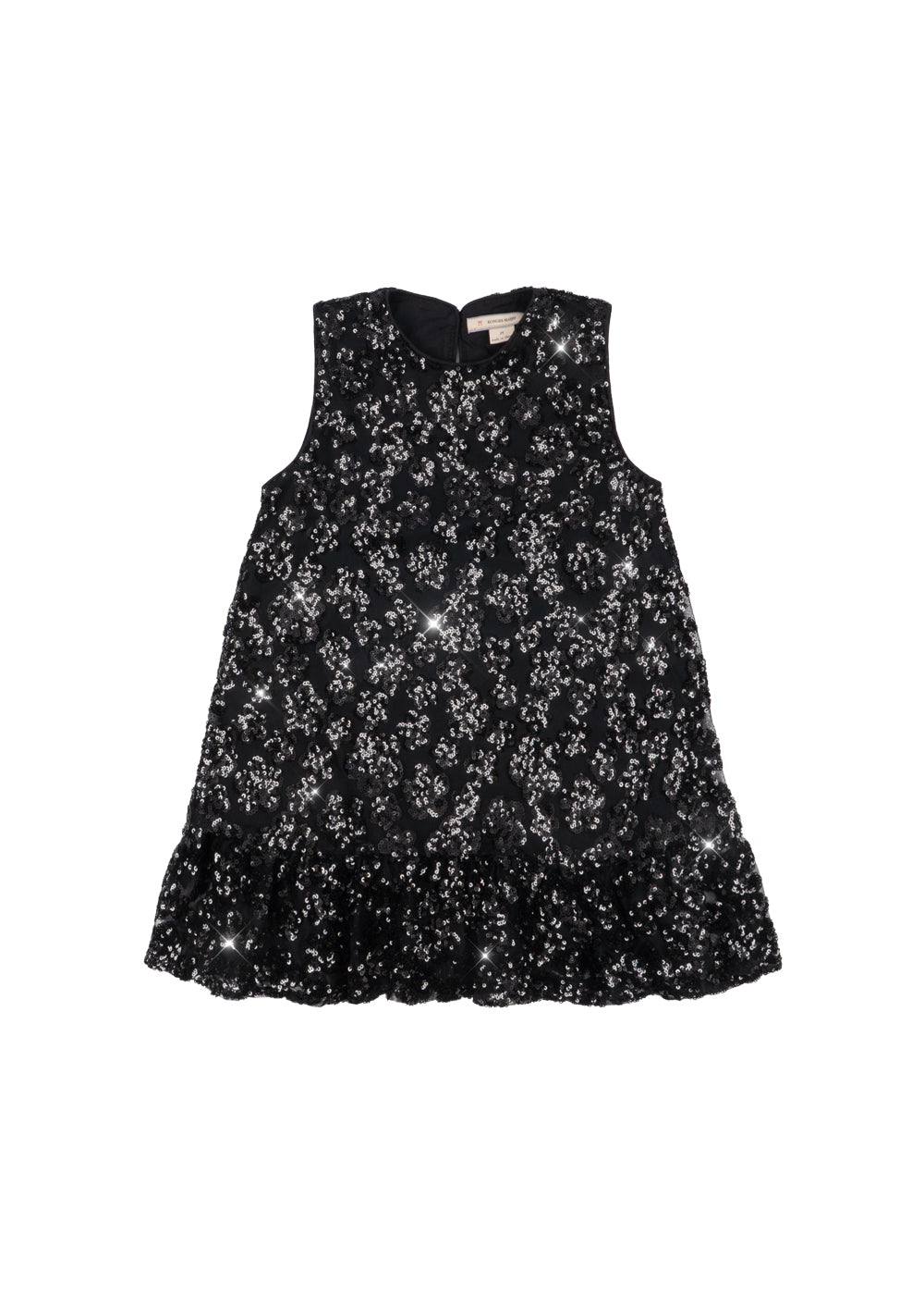Konges Sløjd Flowy Sequin Sleeveless  Girls' Party Dress Black