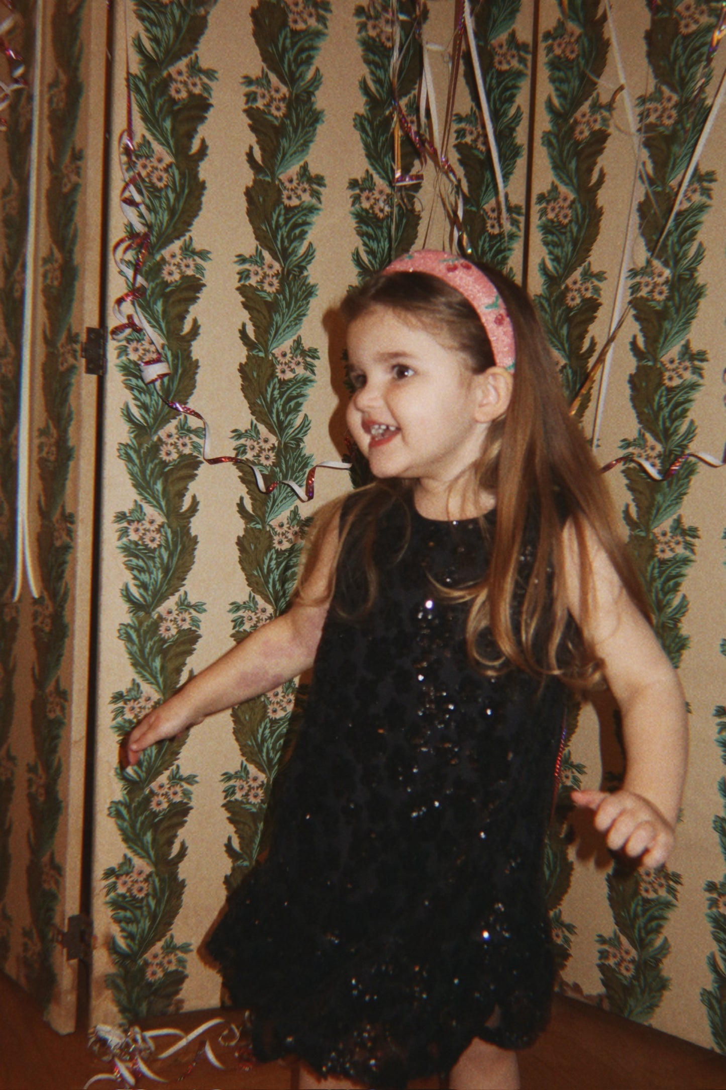 Konges Sløjd Flowy Sequin Sleeveless  Girls' Party Dress Black