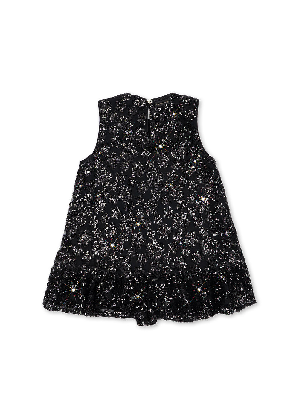 Konges Sløjd Flowy Sequin Sleeveless  Girls' Party Dress Black