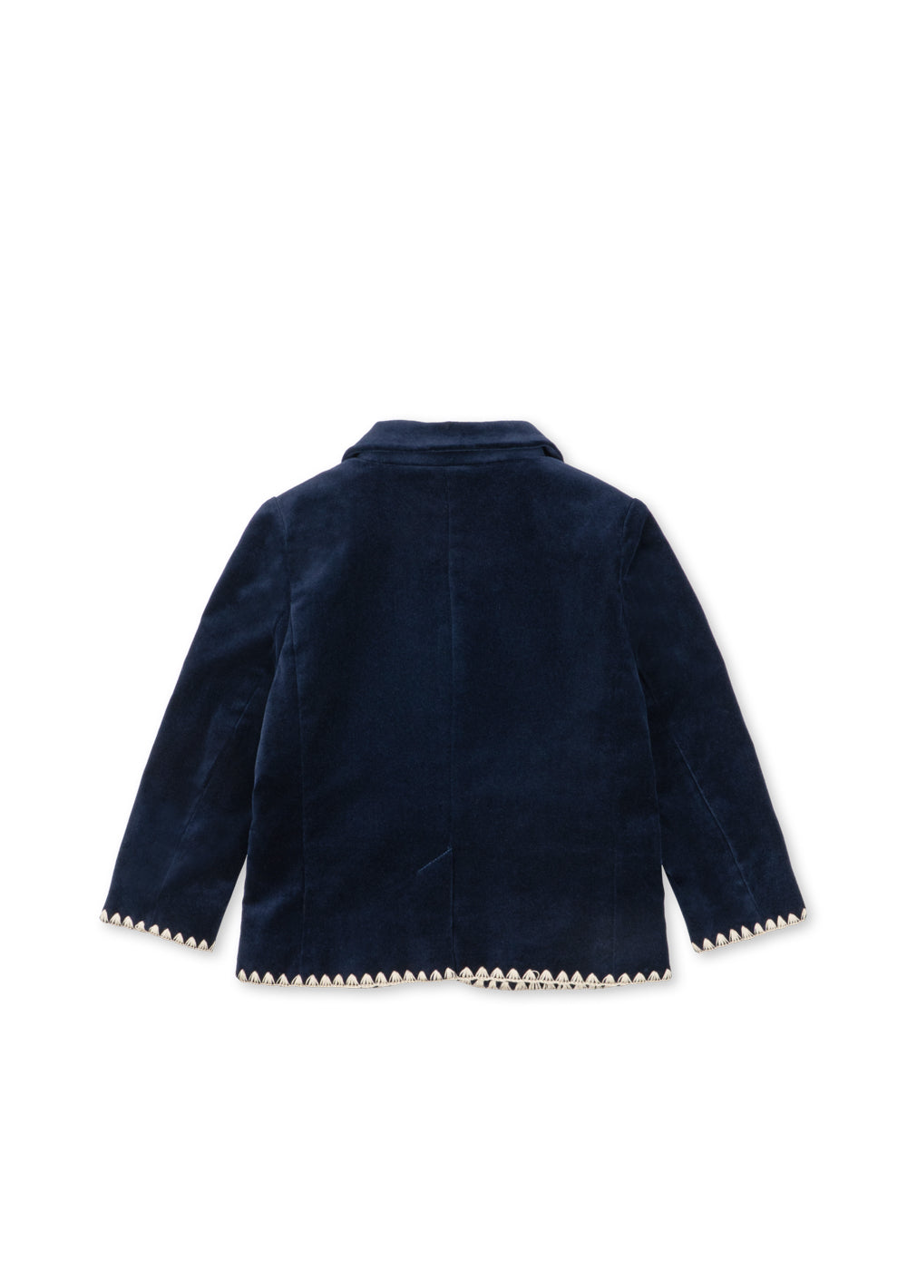 Konges Sløjd Kids' Formal Rocky Velvet Blazer Navy