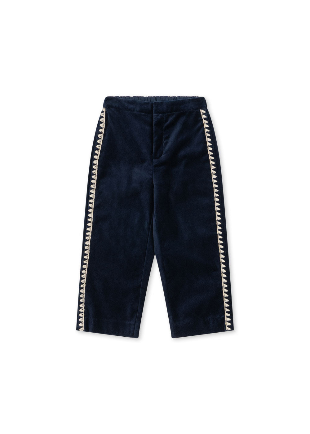 Konges Sløjd Kids' Formal Rocky Velvet Pants Navy Blue