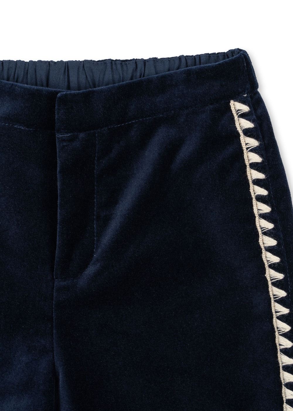 Konges Sløjd Kids' Formal Rocky Velvet Pants Navy Blue