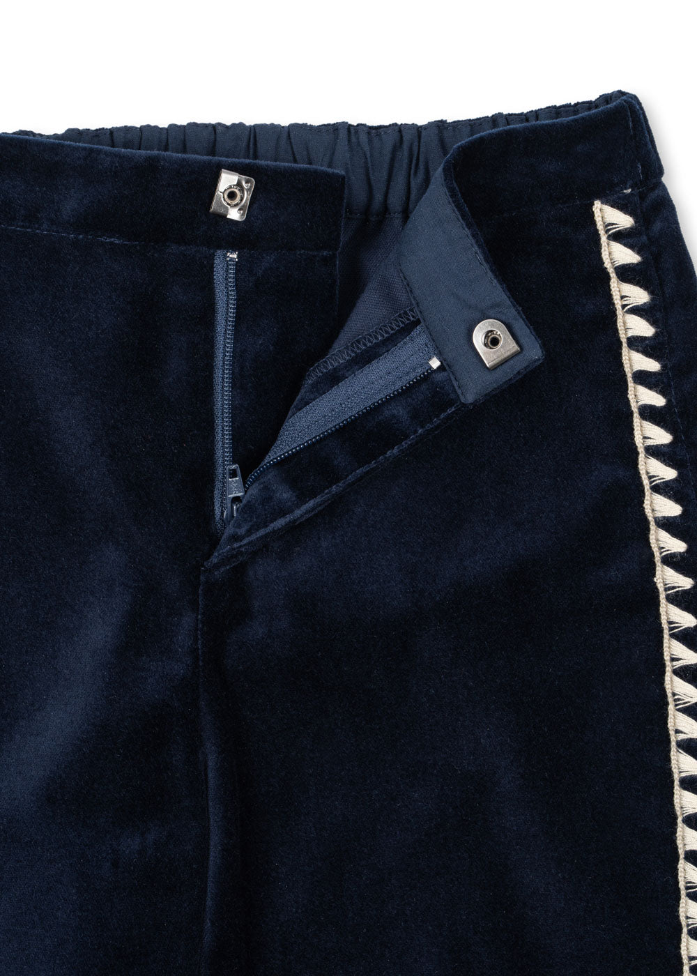 Konges Sløjd Kids' Formal Rocky Velvet Pants Navy Blue