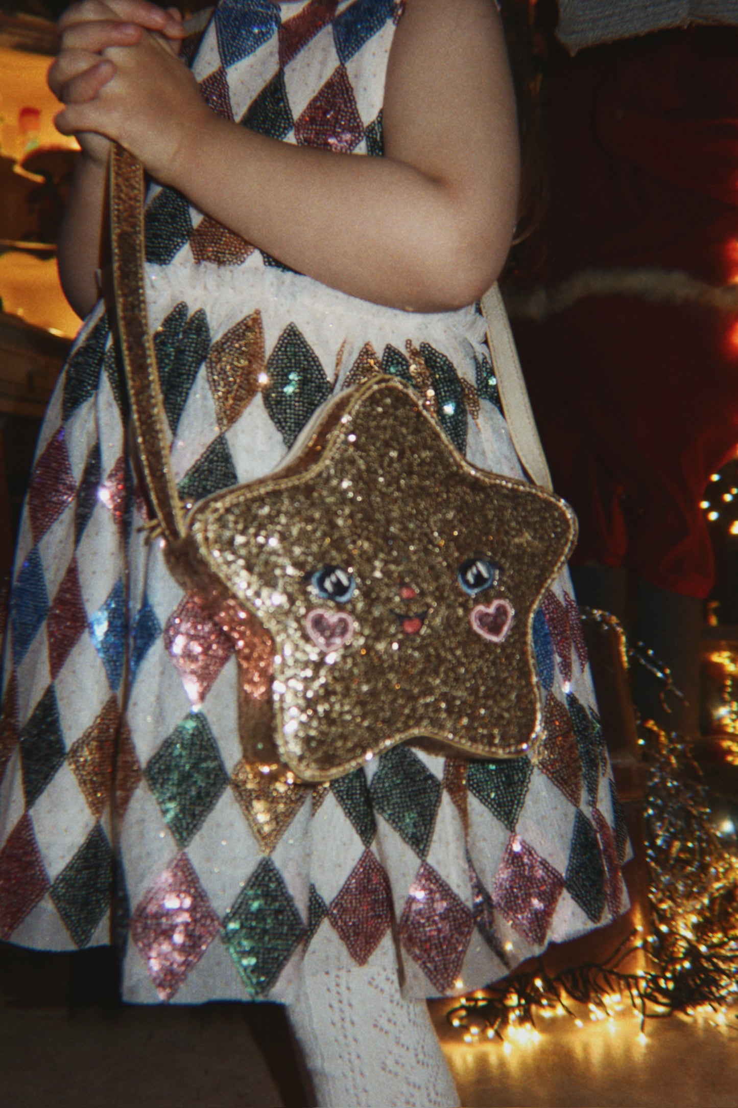 Konges Sløjd TUT Star Shoulder Bag Gold Glitter