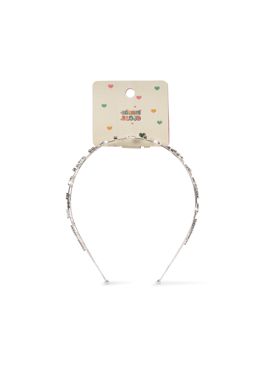 Konges Sløjd Sparkly Star Girls Hairbrace Rhinestone Silver Mix