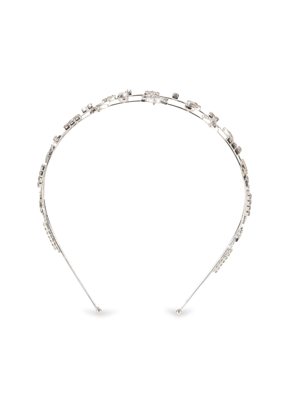 Konges Sløjd Sparkly Star Girls Hairbrace Rhinestone Silver Mix