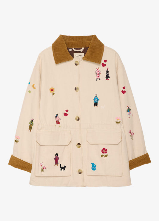 Sissel Edelbo Cara Woman Organic Cotton Jacket White Swan