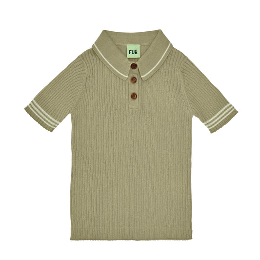Organic Cotton Polo Shirt Khaki