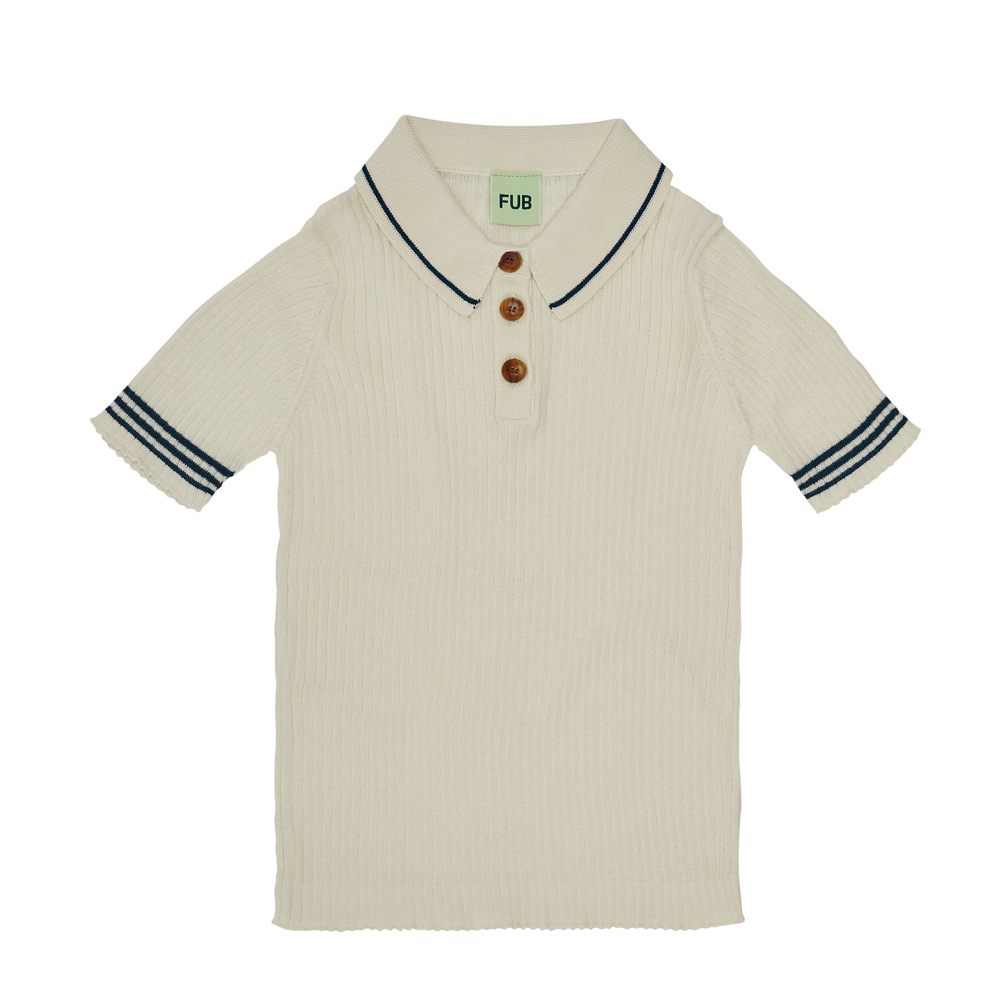Organic Cotton Polo Shirt Ecru