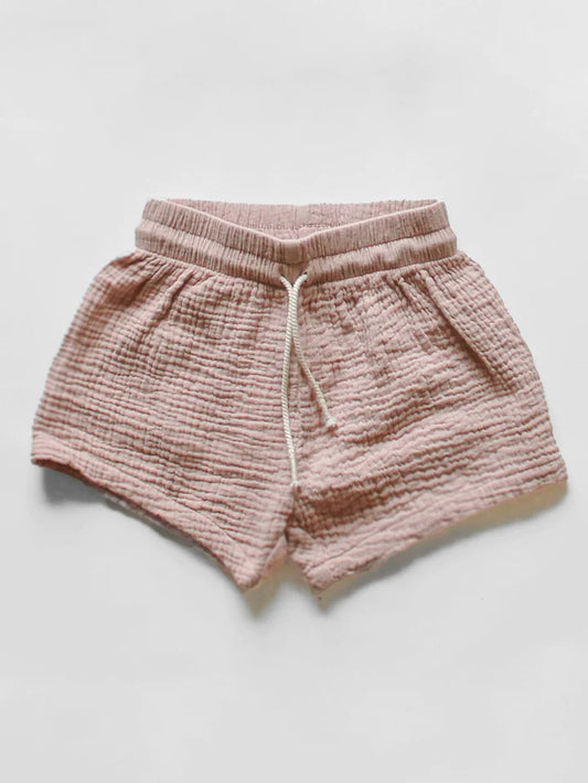 The Organic Cotton Muslin Short Pink
