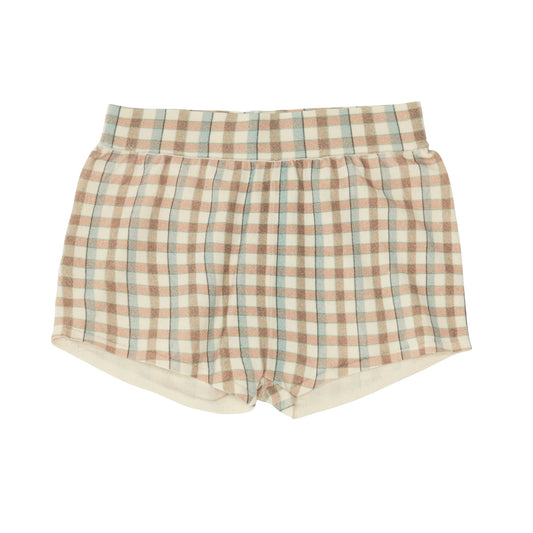 Organic Cotton Beach Shorts Apricot