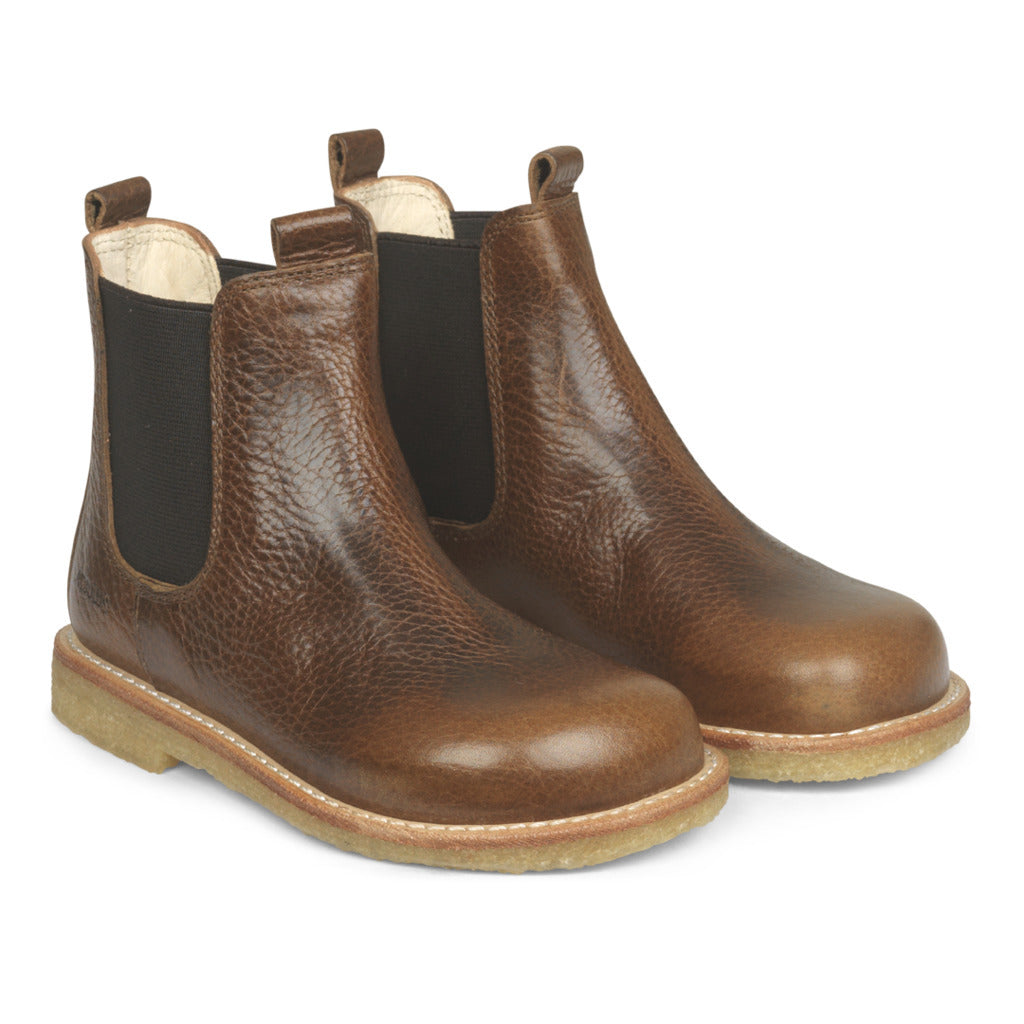 Classic Chelsea Leather Boot Brown