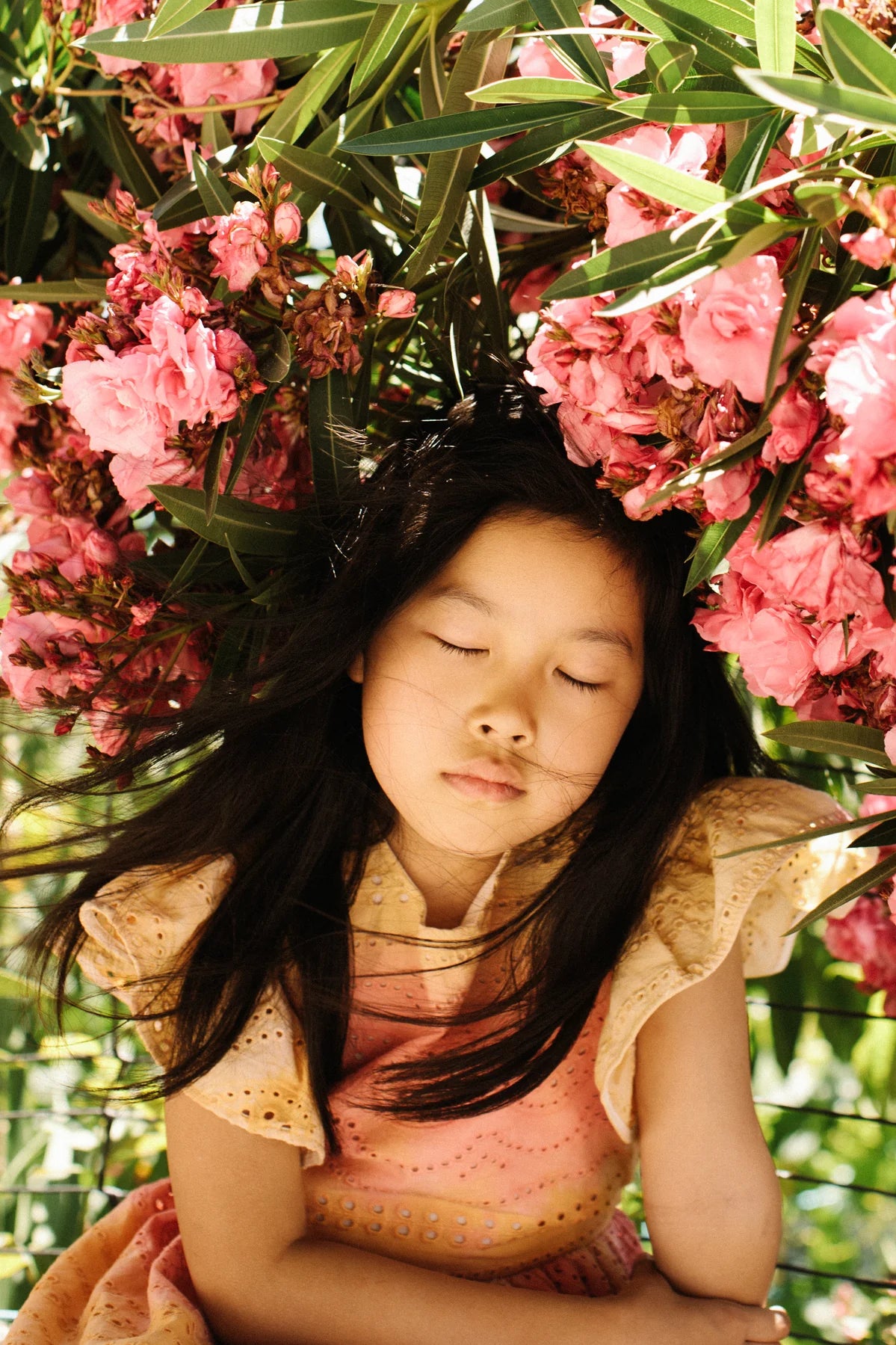 Isla Cotton Dress Romantic Garden-BEBE ORGANIC