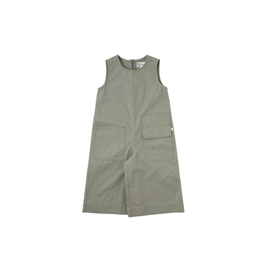 Cotton Play Jumpsuit Khaki