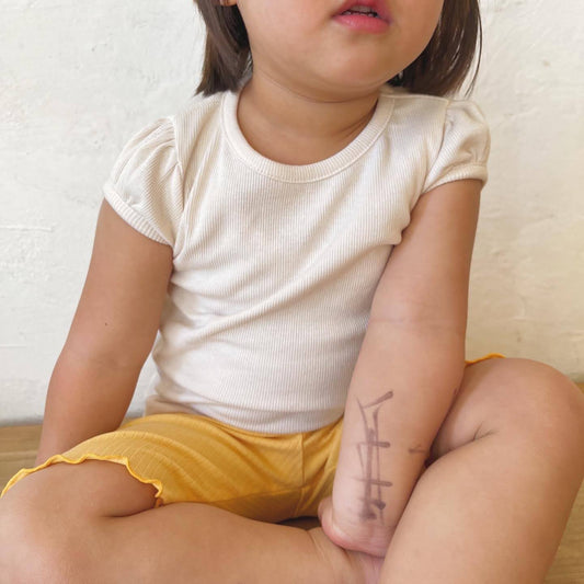 Puff Short Sleeve T Shirt White