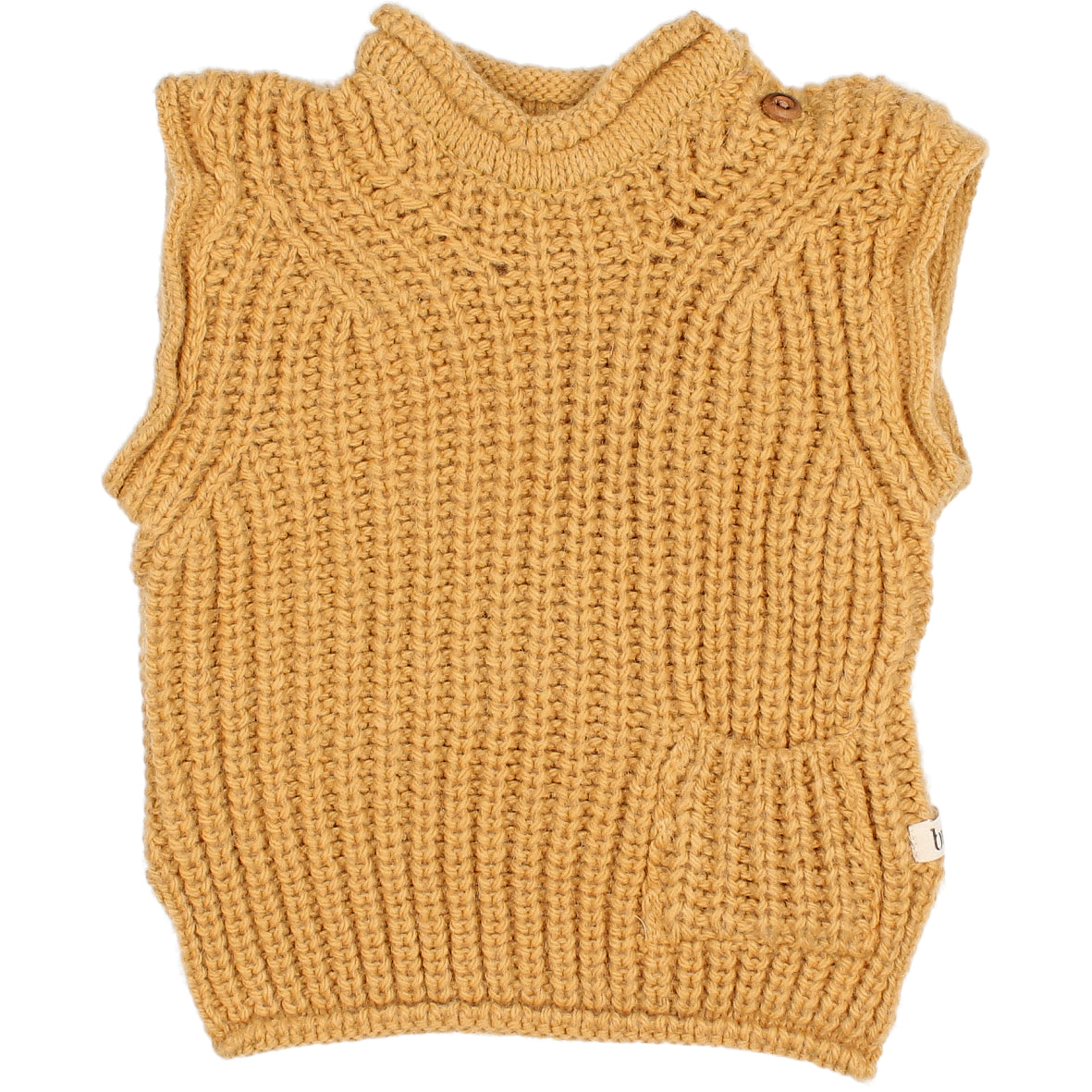 Baby Soft Knit Waistcoat Amber