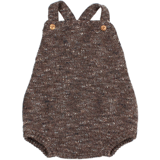 Baby Jacquard Romper Wood