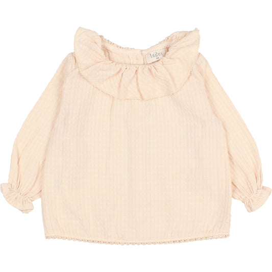 Baby Organic Cotton Sheer Check Blouse