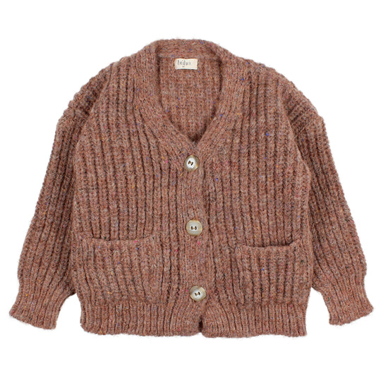 Pockets Cardigan Old Rose
